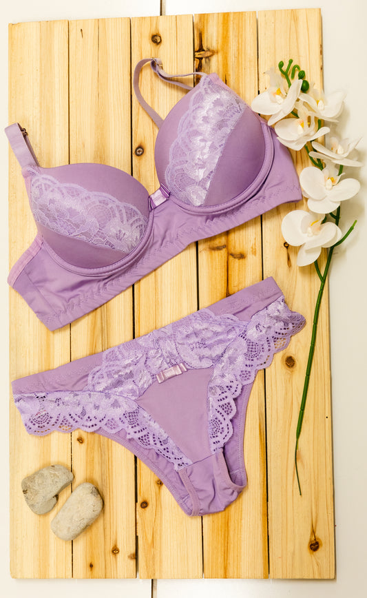 Lavender  Lacy set