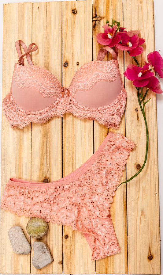 Coral peach  set